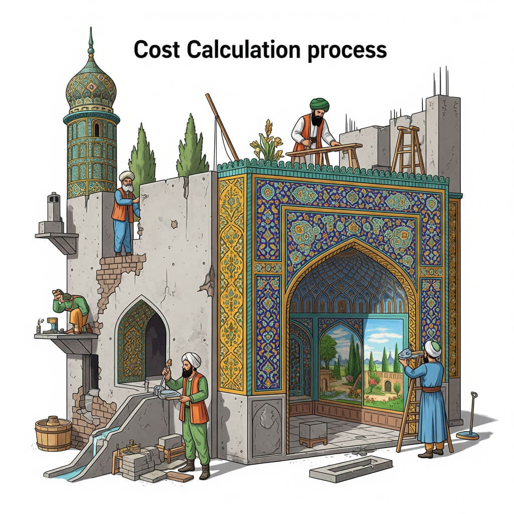 محاسبه‌گر آنلاین قیمت سازه بتنی