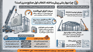 کاربرد دیوار بتنی صنعتی در پروژه‌های صنعتی و کارخانجات
