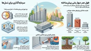 راهنمای طول عمر دیوار بتنی پیش ساخته