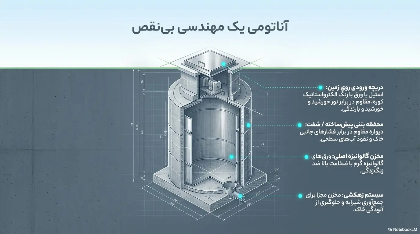 آناتومی سطل زباله زیر زمینی